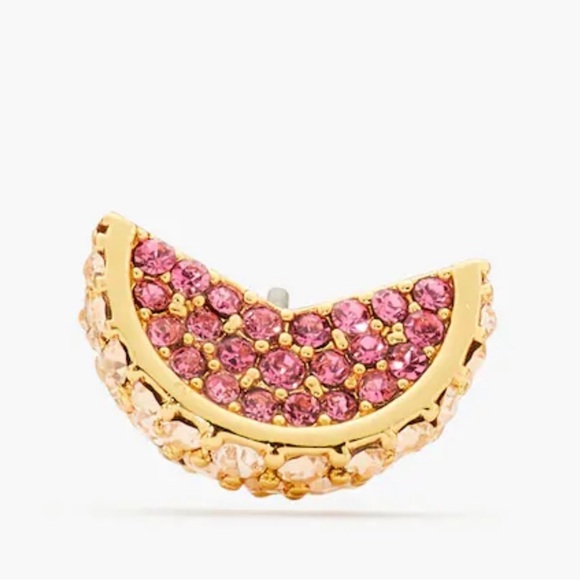 NWT KATE SPADE ♠️ FRUIT SALAD PAVE GRAPEFRUIT STUD EARRINGS - Picture 4 of 9